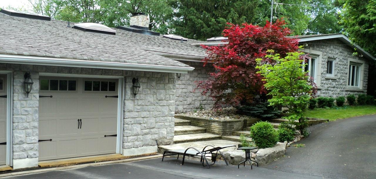 Exterior Stone Refacing Before and After Projects
